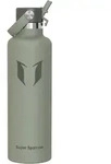 Trinkflasche, Olivgr&uuml;n, Metall, 8.5x8.5 cm, Kaffee & Tee, Kannen, Trinkflaschen