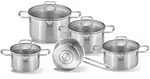 Johann Lafer Kochtopfset Lafer, Metall, 5-teilig, 20 cm,24 cm,16 cm, 2.5 L,3.4...