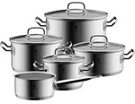 WMF Kochtopfset Profi One, Edelstahl, Metall, 5-teilig, 16 cm, 1,4 L, 32x30x57...