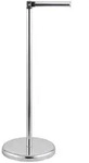 bremermann Stand-Wc-Rollenhalter,, Chrom, Metall, 19x55x19 cm, Badaccessoires