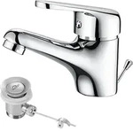 Waschtischarmatur, Silber, Metall, 21x7x31 cm, Badezimmer, Waschbecken &...