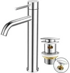 Waschtischarmatur, Silber, Metall, 15.8x25x6 cm, Badezimmer, Waschbecken &...