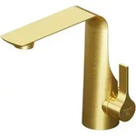 Waschtischarmatur Steinberg Serie 290, Gold, Metall, 5.2x18.5x20.5 cm, Made in