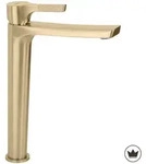 REA Waschbeckenarmatur, Gold, Metall, 21x29.4x16.7 cm, Badezimmer, Waschbecken &