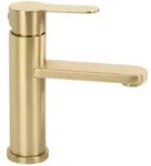 REA Waschbeckenarmatur, Gold, Metall, 20x18.5x9.8 cm, Badezimmer, Waschbecken &