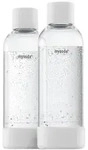 mysoda Wassersprudler-Flasche 2er Pack 1,0ltr., Wei&szlig;, Kunststoff,...