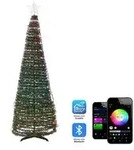 Beliani Weihnachtsbaum, Gr&uuml;n, Kunststoff, 160 cm, Dekoration,...