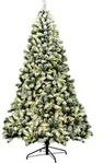 Costway Weihnachtsbaum, Gr&uuml;n, Kunststoff, 225 cm, Dekoration,...