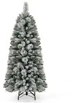 Costway Weihnachtsbaum, Gr&uuml;n, Metall, 155 cm, Dekoration, Weihnachtsdekoration,
