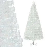 Costway Tannenbaum, Wei&szlig;, Kunststoff, 180 cm, Dekoration, Weihnachtsdekoration,