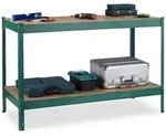 Relaxdays Werkbank, Mehrfarbig, Metall, Holzwerkstoff, 141x91x61 cm, Freizeit,