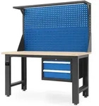 Jan Nowak Werkbank, Anthrazit, Metall, Rechteckig, 150x170x75 cm, Freizeit,