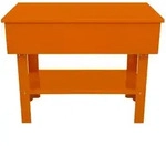 Monstershop Teilewaschger&auml;t, Orange, Metall, 113x99x54 cm, Freizeit, Heimwerken,