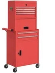 Homcom Werkstattwagen, Rot, Metall, 33.5x131x60.5 cm, Freizeit, Heimwerken,...