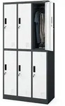 Jan Nowak Umkleideschrank, Anthrazit, Metall, Rechteckig, 90x185x45 cm,...