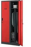 Jan Nowak Umkleideschrank, Anthrazit, Metall, Rechteckig, 80x180x50 cm,...