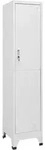 vidaXL Schliessfachschrank, Grau, Metall, Rechteckig, 38x180x45 cm, Garderobe,
