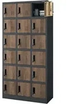 Jan Nowak Schliessfachschrank, Anthrazit, Metall, Rechteckig, 90x185x40 cm,