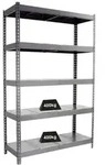 Proregal Schwerlastregal, Grau, Metall, 240x200x60 cm, Freizeit, Heimwerken,