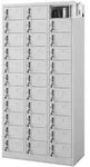 Jan Nowak Schliessfachschrank, Grau, Metall, Rechteckig, 90x185x45 cm,...