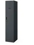 Jan Nowak Metall-Arbeitsschrank, Anthrazit, Metall, 40x180x50 cm, Arbeitszimmer,