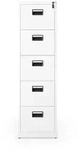 Jan Nowak Aktenschrank, Wei&szlig;, Metall, 46x163x60 cm, Arbeitszimmer,...