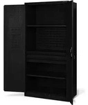 Jan Nowak Werkzeugschrank, Schwarz, Metall, Rechteckig, 92x185x50 cm, Freizeit,