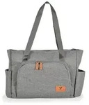 Cangaroo Wickeltasche, Grau, Textil, 13x29x44 cm, unisex, Baby on Tour,...