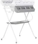 Chipolino Babybadewanne, Grau, Kunststoff, 61x80 cm, unisex, Pflegen, Baden,
