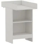 Vicco Wickelkommode, Wei&szlig;, Holzwerkstoff, 2 F&auml;cher, Rechteckig, 60x103.5x88...