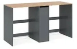 Vicco Waschmaschinenschrank, Anthrazit, Eiche, Holzwerkstoff, 2 F&auml;cher,...