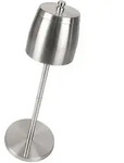 Relaxdays Standaschenbecher, Silber, Metall, Essen & Trinken, Barausstattung