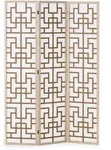 Homestyle4u Paravent, Natur, Holz, 120x170x2 cm,