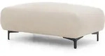 S-Style Polsterhocker, Beige, Textil, Echtholz, Teilmassiv,Birke, Buche,...
