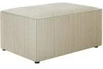 Mirjan24 Polsterhocker, Natur, Kunststoff, 1-Sitzer, Rechteckig, 60x38x45 cm,