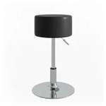 Vicco Hocker, Schwarz, Metall, 1-Sitzer, Quadratisch, 33.5x67x33.5 cm,...