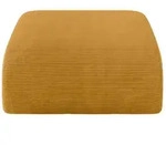 Altdecor Pouf, Currygelb, Kunststoff, 1-Sitzer, 91x40x89 cm, Wohnzimmer, Hocker,