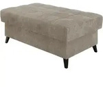 Mirjan24 Polsterhocker, Taupe, Holz, Rechteckig, 106x44x67 cm, Wohnzimmer,...
