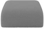 Altdecor Pouf, Platin, Kunststoff, 1-Sitzer, 91x40x89 cm, Wohnzimmer, Hocker, Poufs
