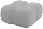 Altdecor Pouf, Anthrazit, Kunststoff, 1-Sitzer, 90x43x90 cm, Wohnzimmer, Hocker,
