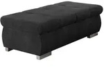 Mirjan24 Polsterhocker, Grau, Textil, 1-Sitzer, Rechteckig, 120x39x60 cm, Wohnzimmer,