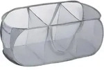 W&auml;schekorb, Grau, Textil, 6x2x11 cm, Ordnen & Aufbewahren, W&auml;schek&ouml;rbe &...