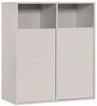 Mokebo W&auml;scheschrank, Kaschmir, Holzwerkstoff, 80x95x40 cm, Badezimmer,