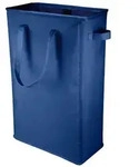 W&auml;schekorb, Blau, Textil, 19x60x39 cm, Ordnen & Aufbewahren, W&auml;schek&ouml;rbe &...