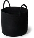 W&auml;schekorb, Schwarz, Textil, 40x34x40 cm, Ordnen & Aufbewahren, W&auml;schek&ouml;rbe &