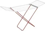 Spirella Standtrockner, Rot, Metall, 167.5x96x54.5 cm, klappbar, Haushaltsreinigung,