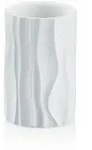 Kela Zahnputzbecher Merida, Wei&szlig;, Kunststoff, 10.5 cm, Badaccessoires,