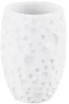 Kleine Wolke Zahnputzbecher Moon, Wei&szlig;, Kunststoff, 10.8 cm, Badaccessoires,