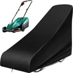 Rasenm&auml;her-Abdeckung, Schwarz, Kunststoff, 56x103x140 cm, Gartenzubeh&ouml;r,