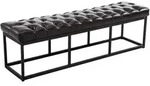 CLP Sitzbank, Braun, Metall, 150x46x38 cm, Esszimmer, B&auml;nke, Sitzb&auml;nke